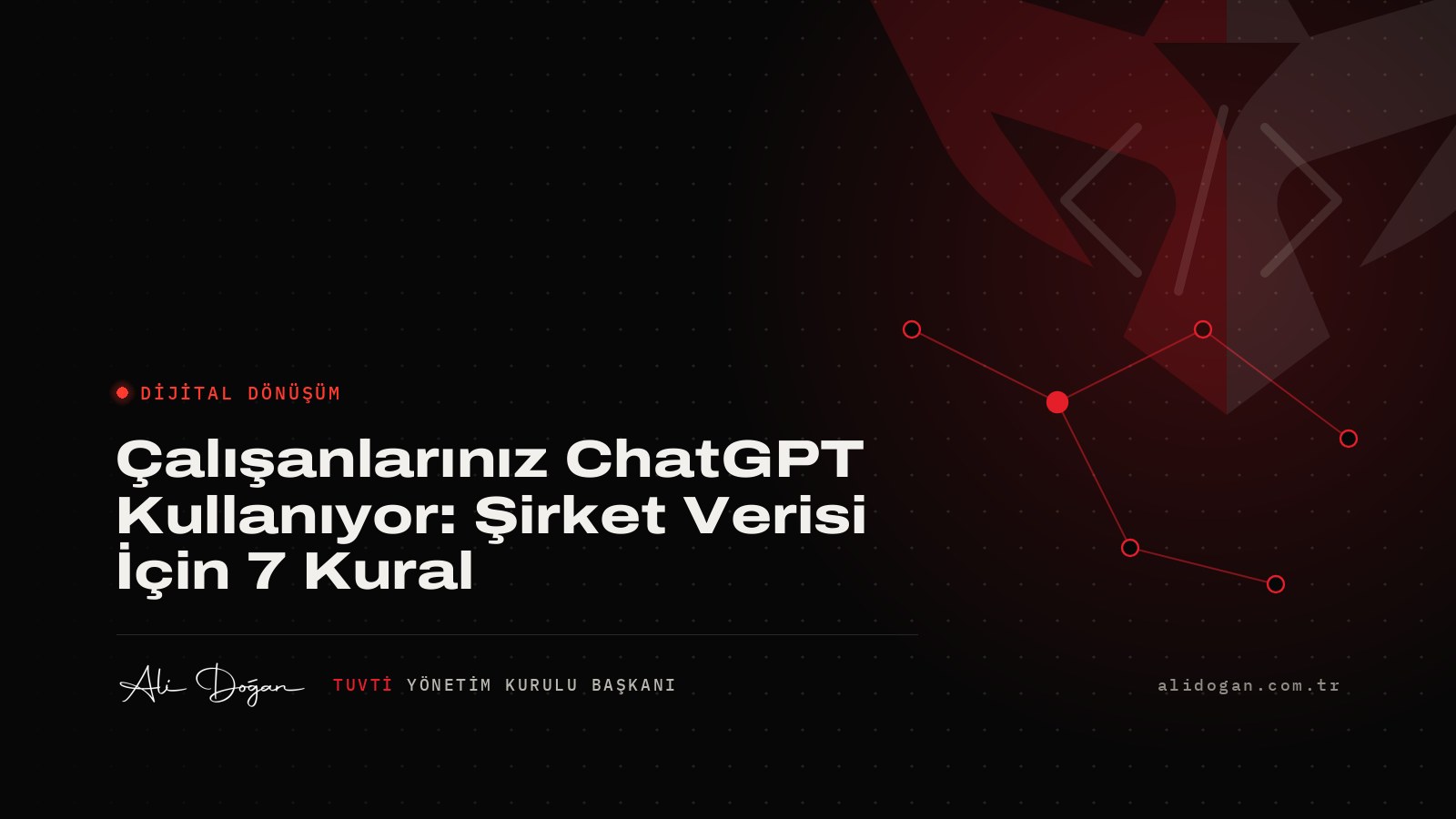 Çalışanlarınız ChatGPT Kullanıyor: Şirket Verisi İçin 7 Kural